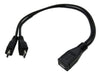 Cable 30cm Doble Mirco Usb Carga Y Splitter 0