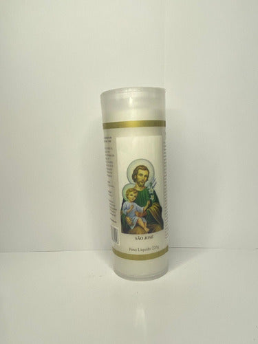 10 Velas Votivas De 7 Dias Santo São José 220g 4