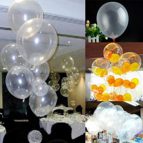 Tu Mundo Globos Cristal Transparentes 25 Unidades $ 170 1