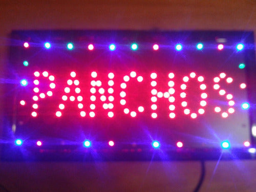 LED SIGN Cartel Led Panchos - Abierto . 40 Más O La Que Quieras 2