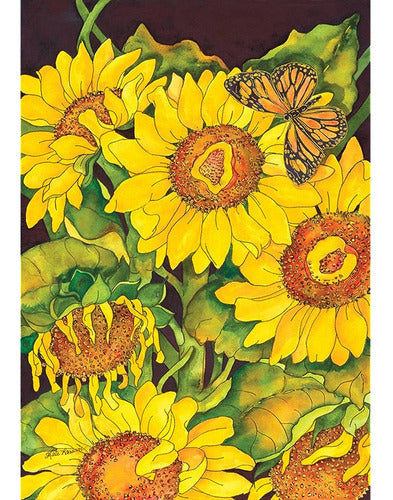 Toland Home Garden 109379 Sunflower Delight Flower Flag 28x4 0