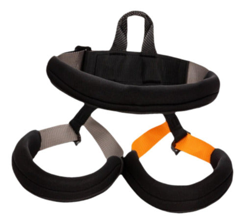 Arnês De Fitness Bungee Arnês De Yoga Cinto De Preto 0