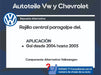 Autoteile Rejilla Central Paragolpe Del. Vw Gol 1