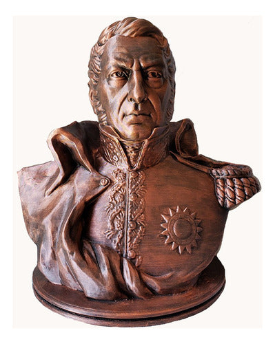 General José San Martín 3D Bust, 32 cm Height. Premium Quality! 0