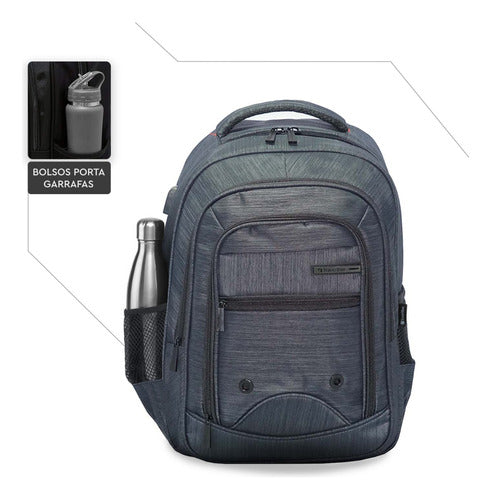 Travel Blue Urban 17' Notebook Tablet Backpack with USB and Waterproof Features 3