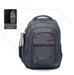 Travel Blue Urban 17' Notebook Tablet Backpack with USB and Waterproof Features 3