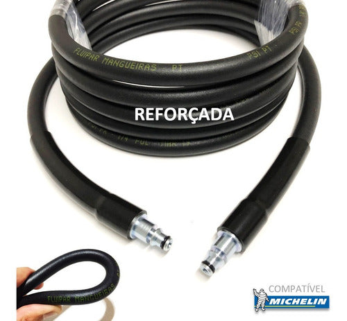 Mangueira 7mtrs Reforçada Lavadora Pressão Makita Hw102 0