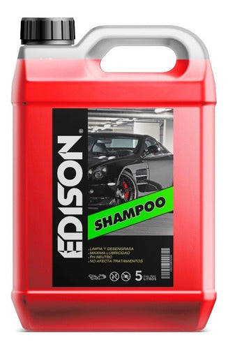 Edison Premium pH Neutral Cherry Scented Car Shampoo - 5L 0