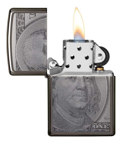 Encendedor Zippo Modelo 49025 Currency Original Garantia 3