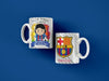 Diseños Plantillas Tazas Aqui Toma Fan Barcelona Sublimación 5