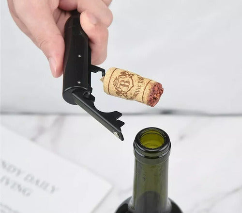 Creative Wine Bottle Magnetic Corkscrew Opener with Imán Souvenir 4