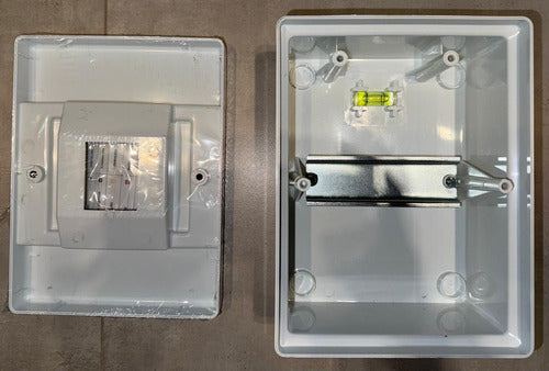 Caja Exterior 4 Modulos Ip40 Con Tapa Fume Luxury Conextube 1