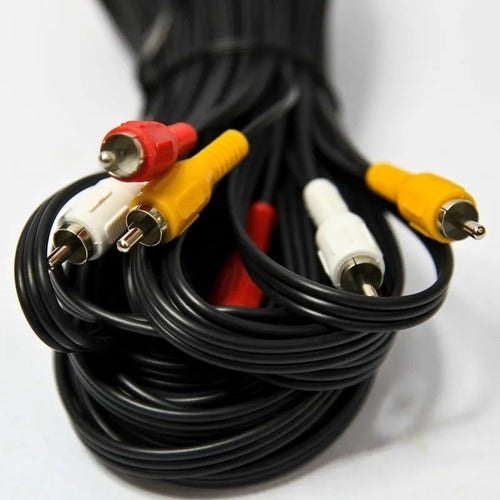 Audio Video Cable 1.8 Meters RCA 3x3 Male TV Led DVD CCTV Htec 2