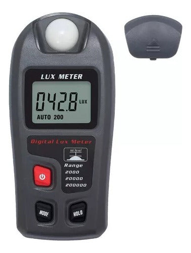 Luxómetro Digital Medidor De Luz Autorrango 200.000 Lm 0