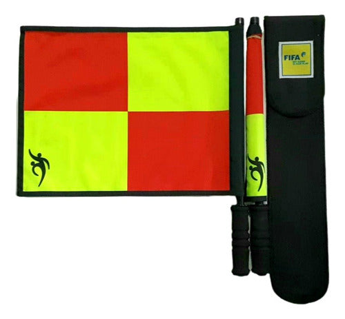 REFEREE Professional Assistant Referee Flags Set -fp 0