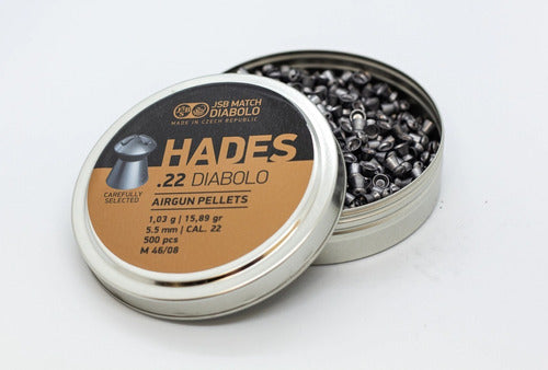 JSB Hades Diabolo Pellets .177 Caliber 15.89gr Can of 500 1