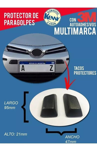 Gol Trend Defensas Proteccion De Paragolpes X 4 Tacos Kenny 0