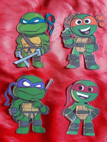 La Colmena de los Zánganos Ninja Turtles Magnets Pack of 4 2