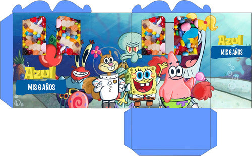 Bob Esponja Kit Impreso 25 Niños Personalizados 3