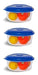 Colombraro Set X 6 Round Ultra Container 1700 Ml 4