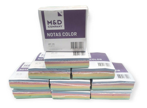 M&D Color Taco 9x9 cm 300 Sheets Pack of 5 Units 0