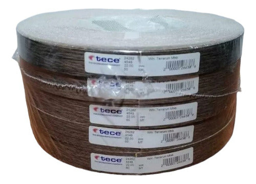 Tece Tapacanto Melamina Terrarum De 22 Mm X 50 Mts Con Pegamento 0