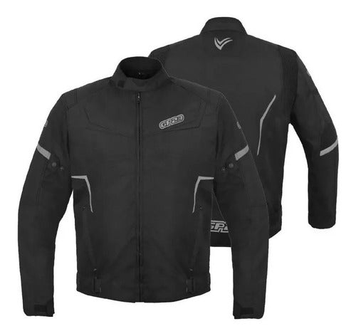 Motorcycle Jacket GP23 Cordura Waterproof with Removable Liner and Protections 0