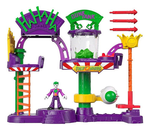 Fisher-Price Casa Del Guasón / Joker Juguete Villano Batman Dc 3-8 Años 0