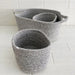 K&K Set of 3 Decorative Storage Baskets 3