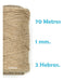 Pack of 6 Natural Jute Yarn Bobbins 70 Meters for Crafts with Labels 1