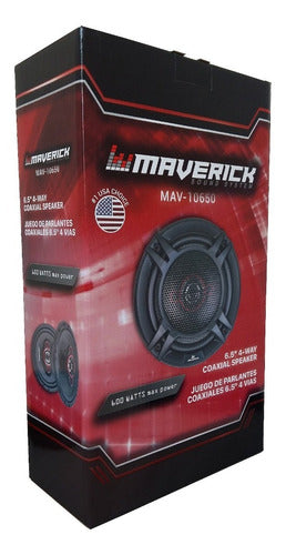 Maverick Juego De Parlantes Coaxiales 6.5 4 Vias 600w Premium 2