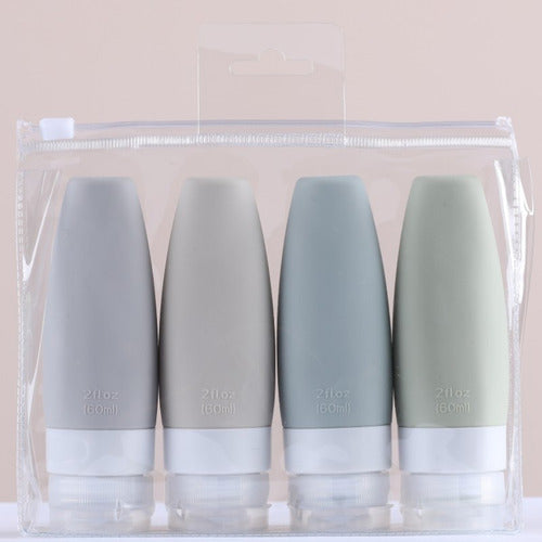 Iluminarás Pack X4 Travel Cosmetic Bottles 60ml + Bag 1