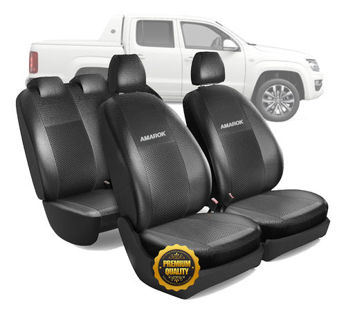 Kaplum Eco Leather Seat Cover with Foam for Volkswagen Amarok 0