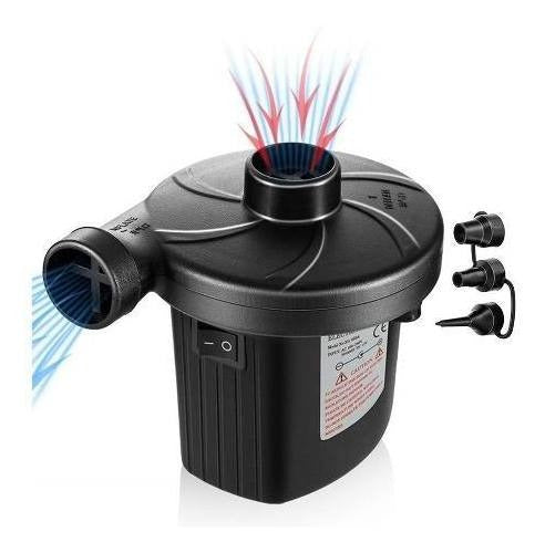 12V Air Pump Inflator and Deflator with 3 Nozzles 4