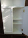 Family Wood White Melamine Corner Cabinet with Doors 5