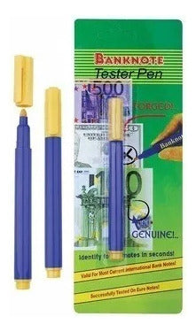 Set of 3 Counterfeit Money Detector Markers for Euro Dollar Peso 3