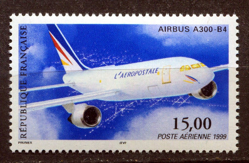 Francia Sello Yvert Aereo 63 Mnh Airbus A300-b4 1999 0