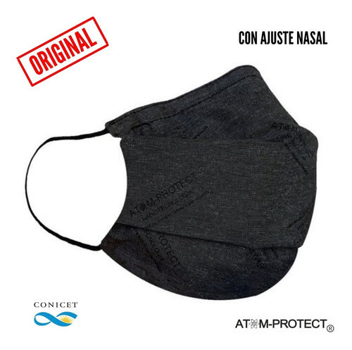 Atom-Protect Black Edition Mask with Nasal Adjustment x1U 2