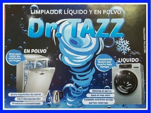 Limpiador De Lavarropas Dr Tazz X 1 Lt. X2 Unidades 3