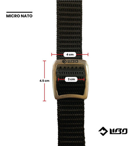 Micro Nato Belt 30 Mm Zamak Buckle | Libo 1