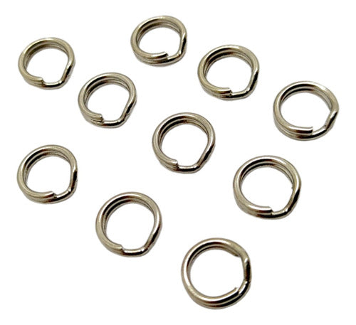 Relix Split Ring Nº7.0 Pack of 20 Units for Fishing 0