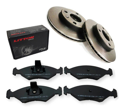 Interparts Kit Discs and Pads Ford Ka 1999-2014 1.6 Front 0