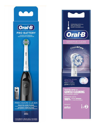 Cepillo Eléctrico Oral-b Advance Power + Repuesto Ultra Thin 0