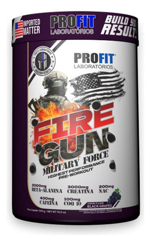 Profit Pre Entreno Fire Gun 300g Completo !envío Gratis! 2