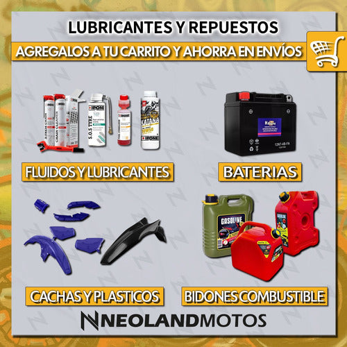 Lubricante Aceite Cadena Moto White Chain 250ml Ipone 6