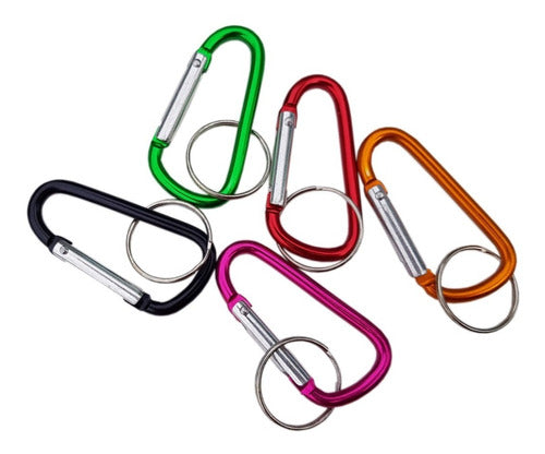 TF 12 Aluminum Carabiners 4 X 60mm Assorted Colors 0