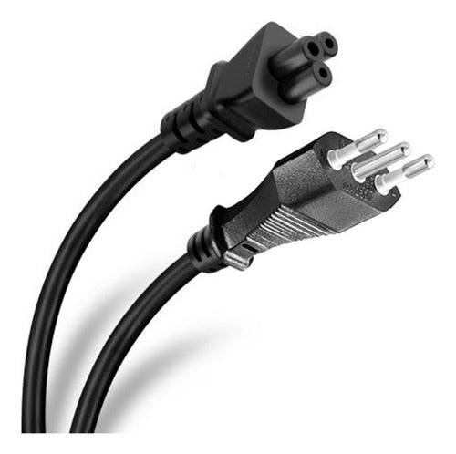 INFOR Cable De Corriente Para Notebook (3 En Linea - Tipo Mickey) 0