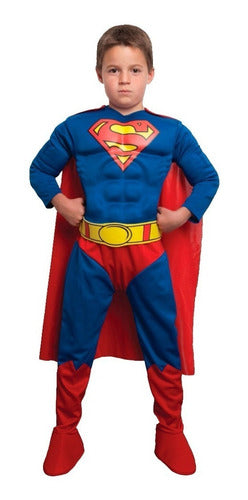 Generic Superman Costume with Muscles and Mask Sizes S-M-L 0