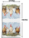 Dujiea Domestic Chicken and Roosters Kitchen Towels 4