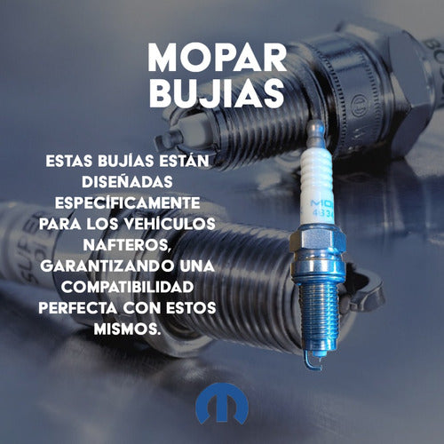 Mopar Original Spark Plug for Volkswagen Gol Power 1.4 2006/2013 4